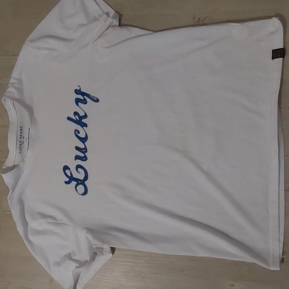 New Lucky Brand Graphic T-shirt size Large - Picture 1 of 10